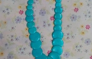 Handmade statement necklaces, Boho Style, turquois